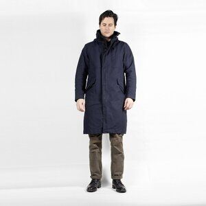 Men's G-Star Raw Correct Navy Blue Parka Coat Size M